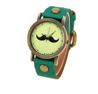 Relógio Mustache com quartzo COD.1