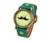Relógio Mustache com quartzo COD.1
