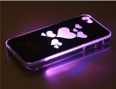 Capa Protetora iPhone5 - Corações/ Luzes Piscando COD12