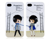 Capa Protetora iPhone 4/4S - Casal(2 capas) COD17